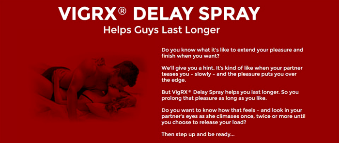 VigRX® Delay Spray - Delay Ejaculation Spray In Australia...